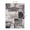 World Rug Gallery Contemporary Abstract Circle Design Soft Area Rug 6'6'' x 9' Cream 307CREAM6X9 - alternate 5